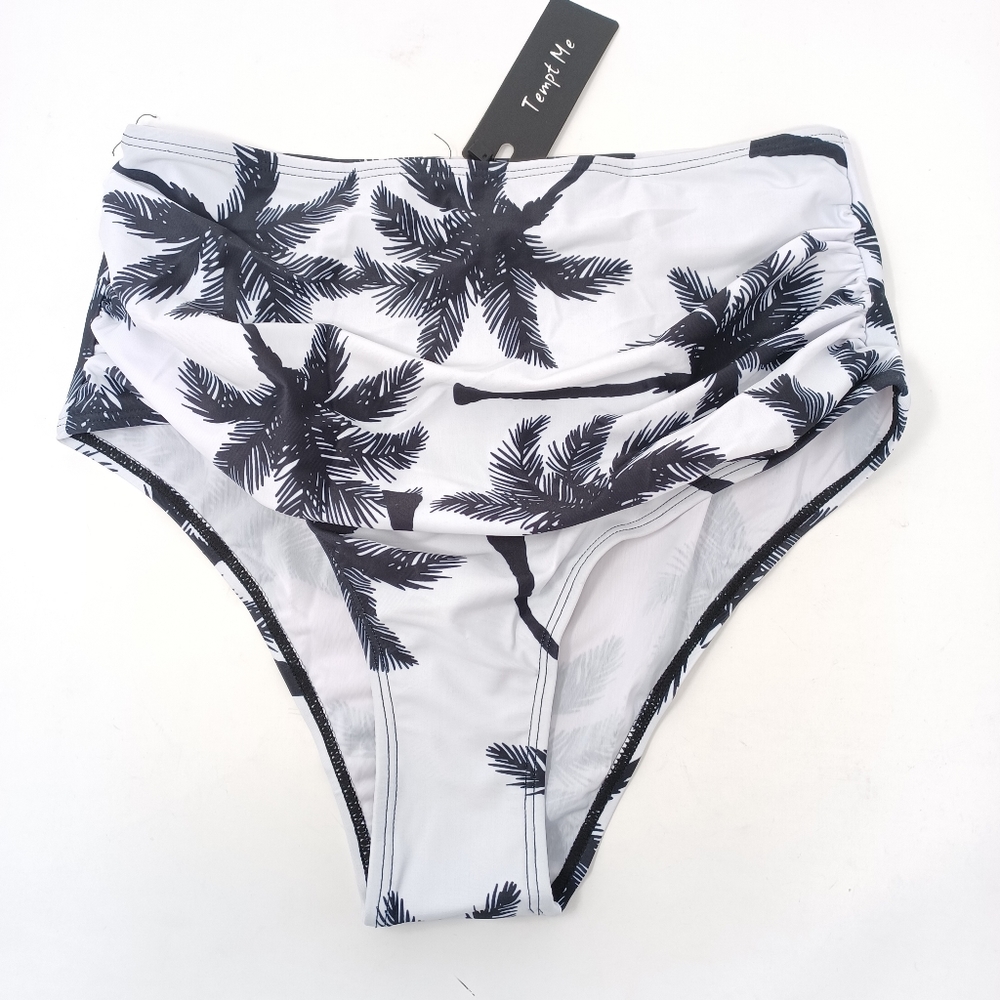 Tempt Me Ruched High Waist Bikini Bottom - Picture 3 of 7